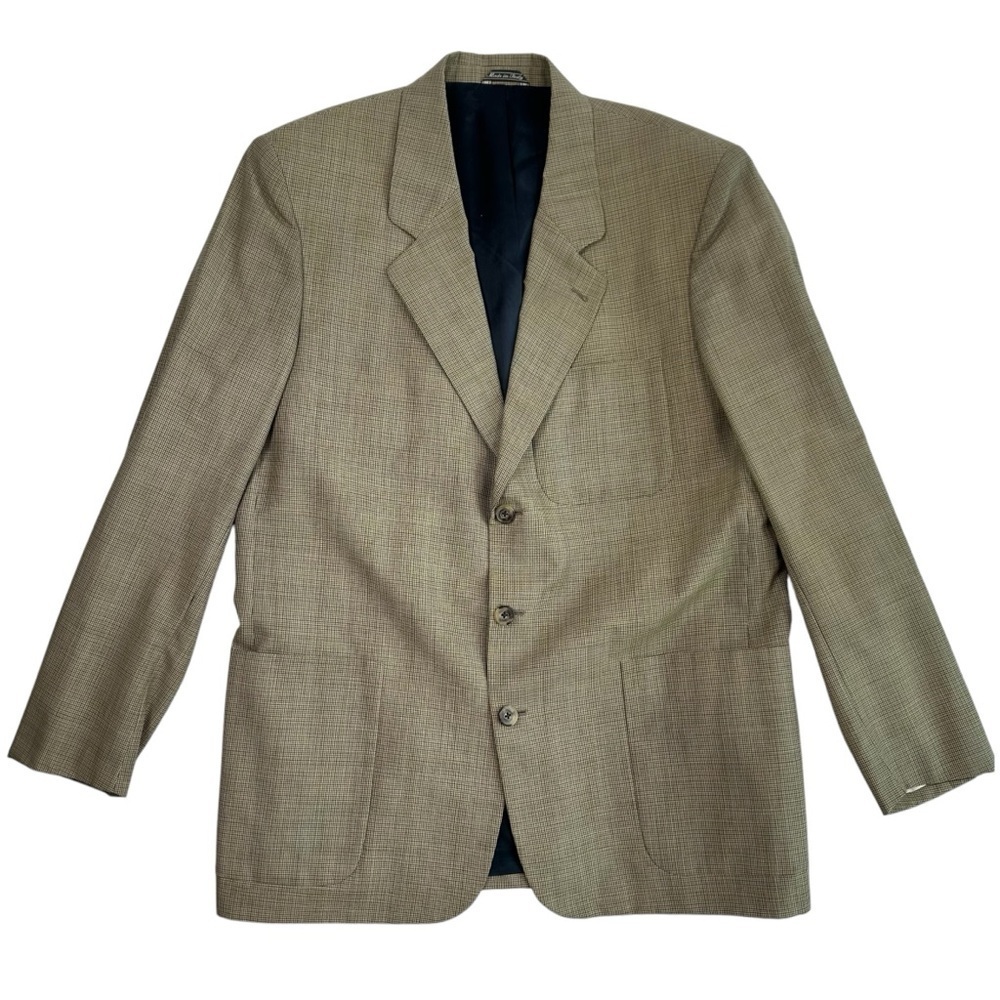Banana Republic Men’s Wool Suit Jacket Blazer - Two Button – Beige – 42R